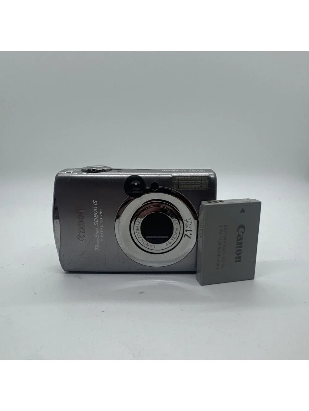 Canon Powershot SD800 IS 7.1MP Digital  ELPH Camera Powers Tested W/ Battery